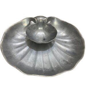 Wilton Armetale Pewtor Hors'doeuvre  2pc Tray